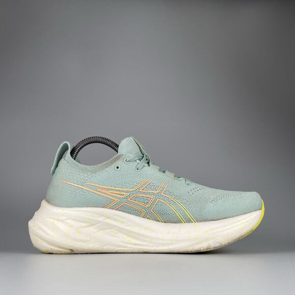 Asics Gel-Nimbus 26 Womens Size 8 Green White Athletic Running Shoes Sneaker GUC - Picture 5 of 9